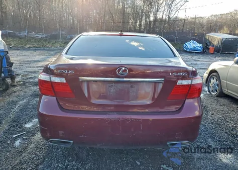 2007 Lexus Ls 460 from USA, damaged, VIN JTHBL46F575007718